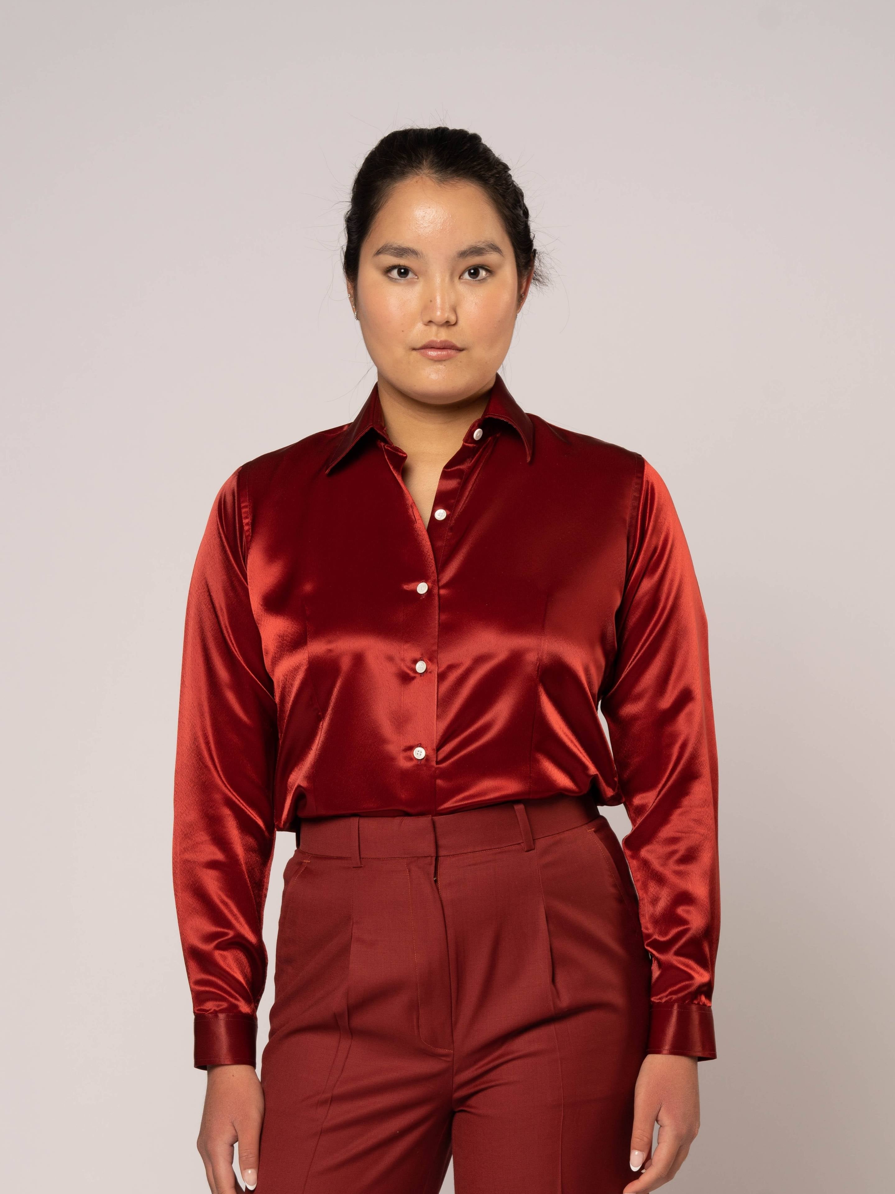 The Mae Satin Shirt