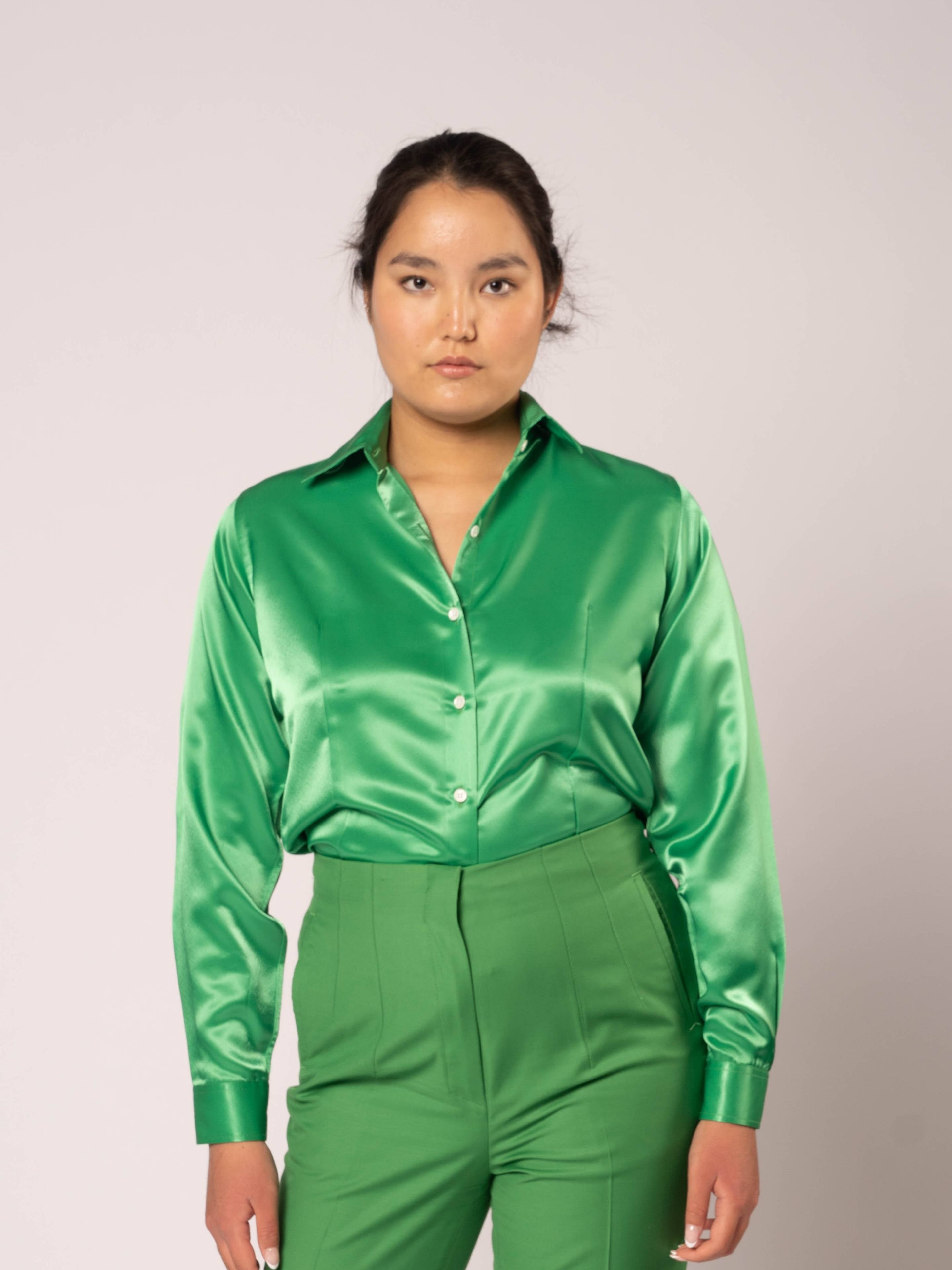 The Mae Satin Shirt