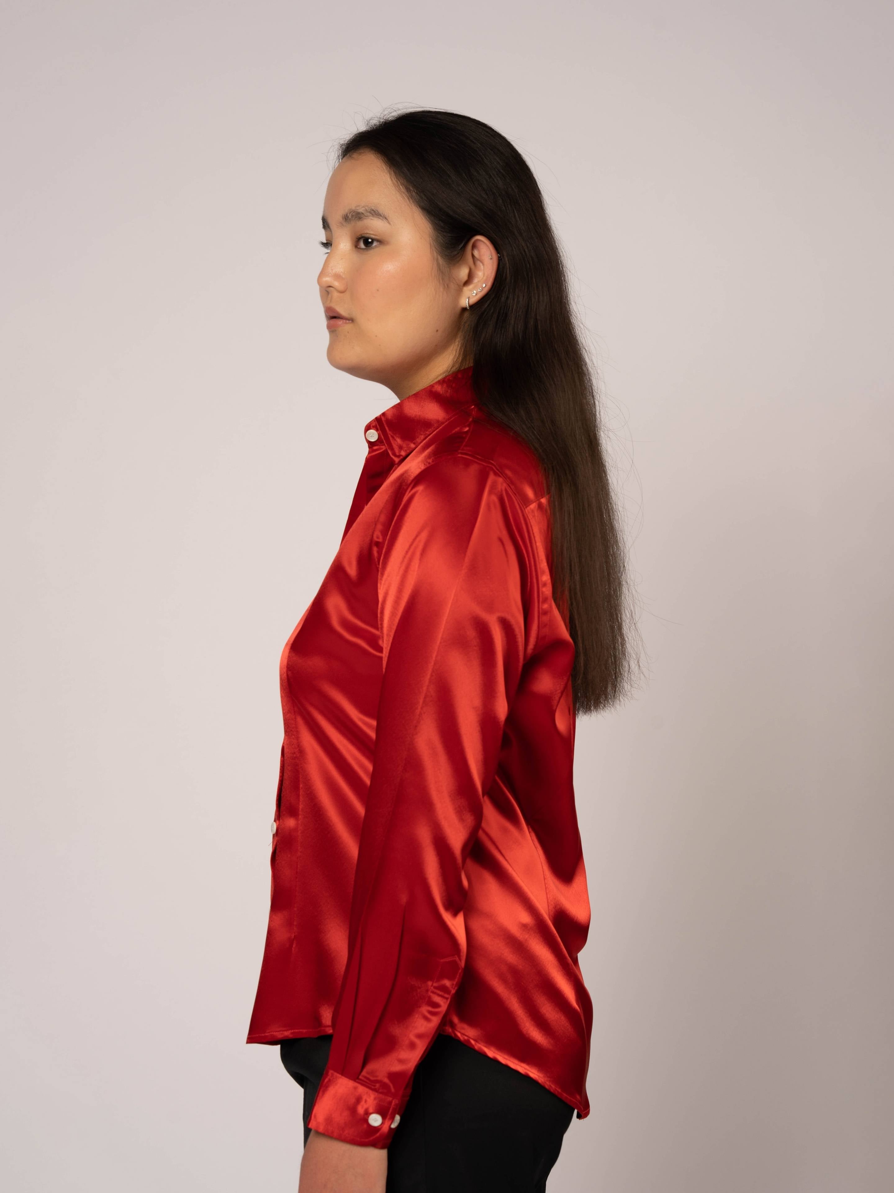 The Mae Satin Shirt