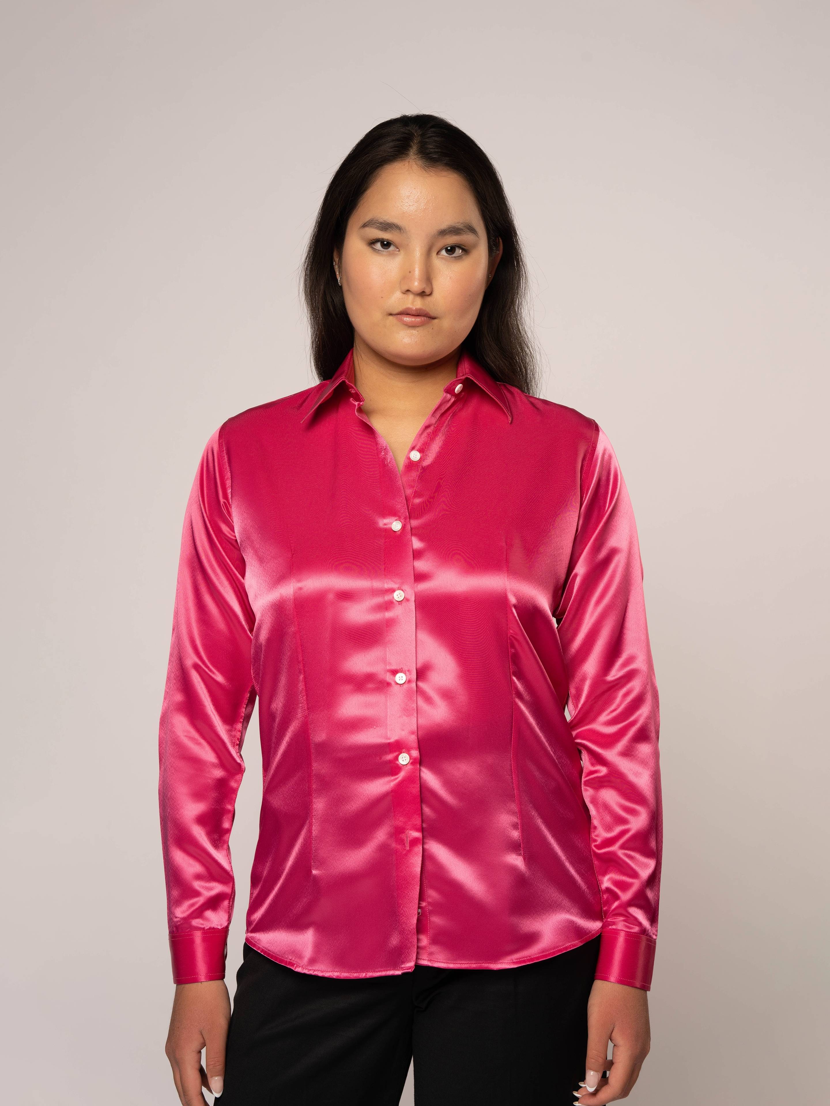 The Mae Satin Shirt