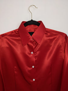 The Mae Satin Shirt (Pre-Order)